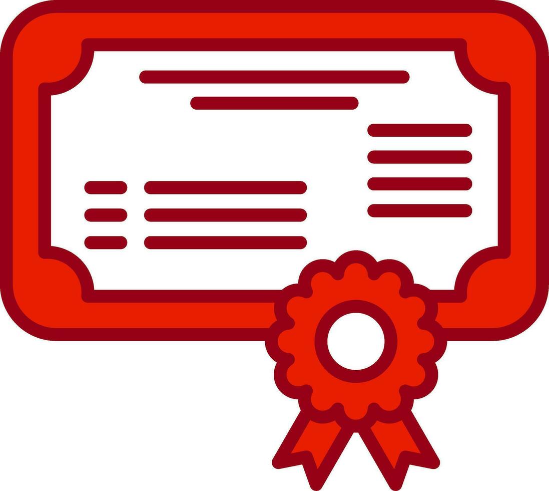 certificaat vector pictogram