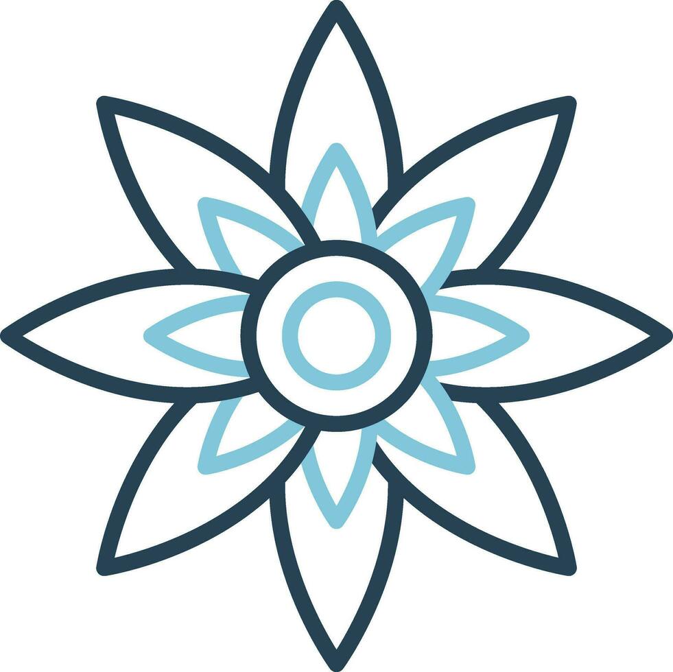 lotusbloem vector icon