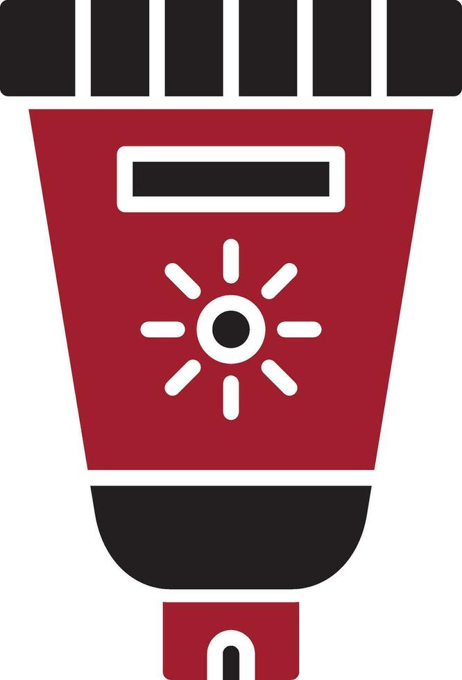 zonnebrandcrème vector icon