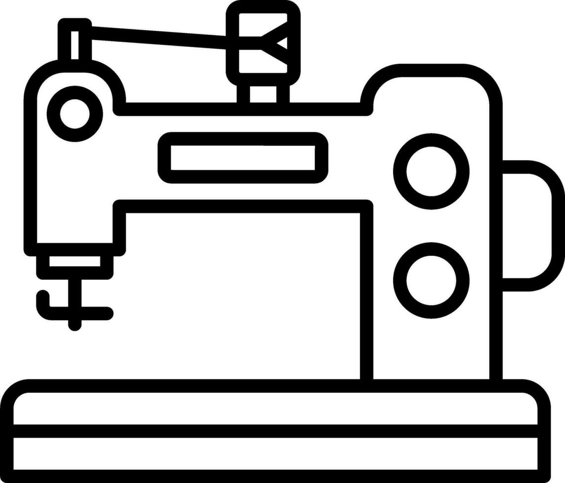 naaimachine vector pictogram