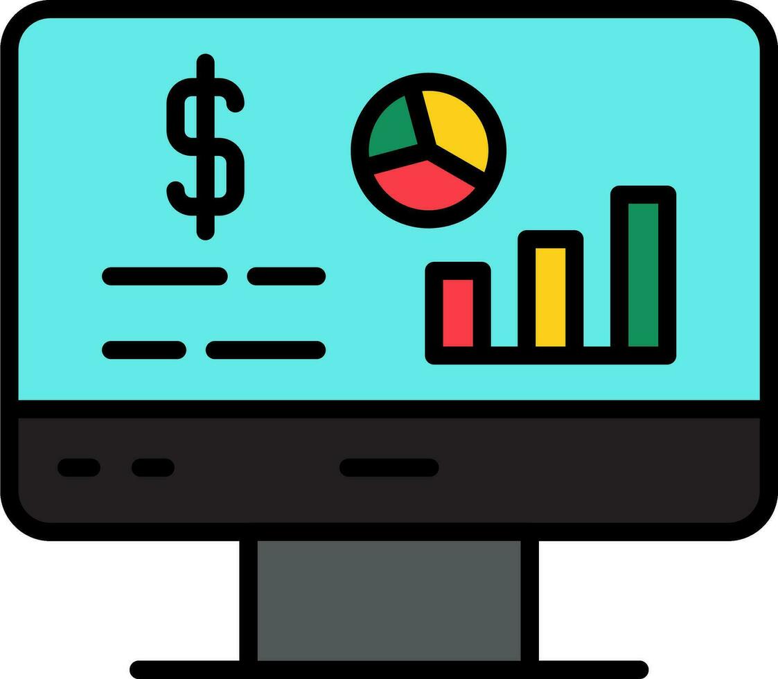 data-analyse vector icoon