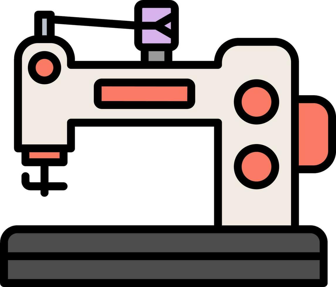 naaimachine vector pictogram