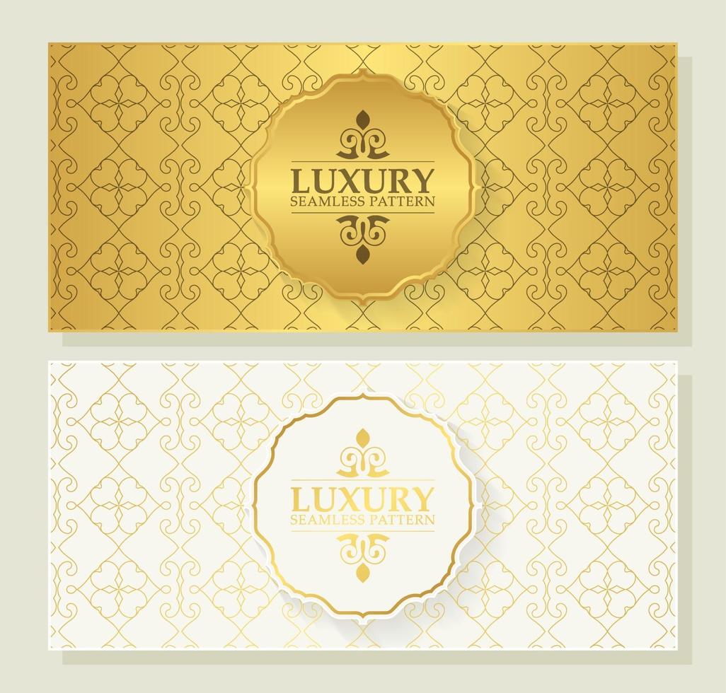 luxe ornament patroon ontwerp achtergrond vector