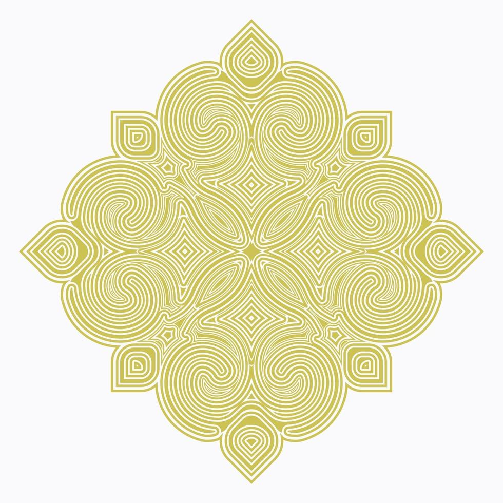 mandala platte achtergrond ontwerpsjabloon vector