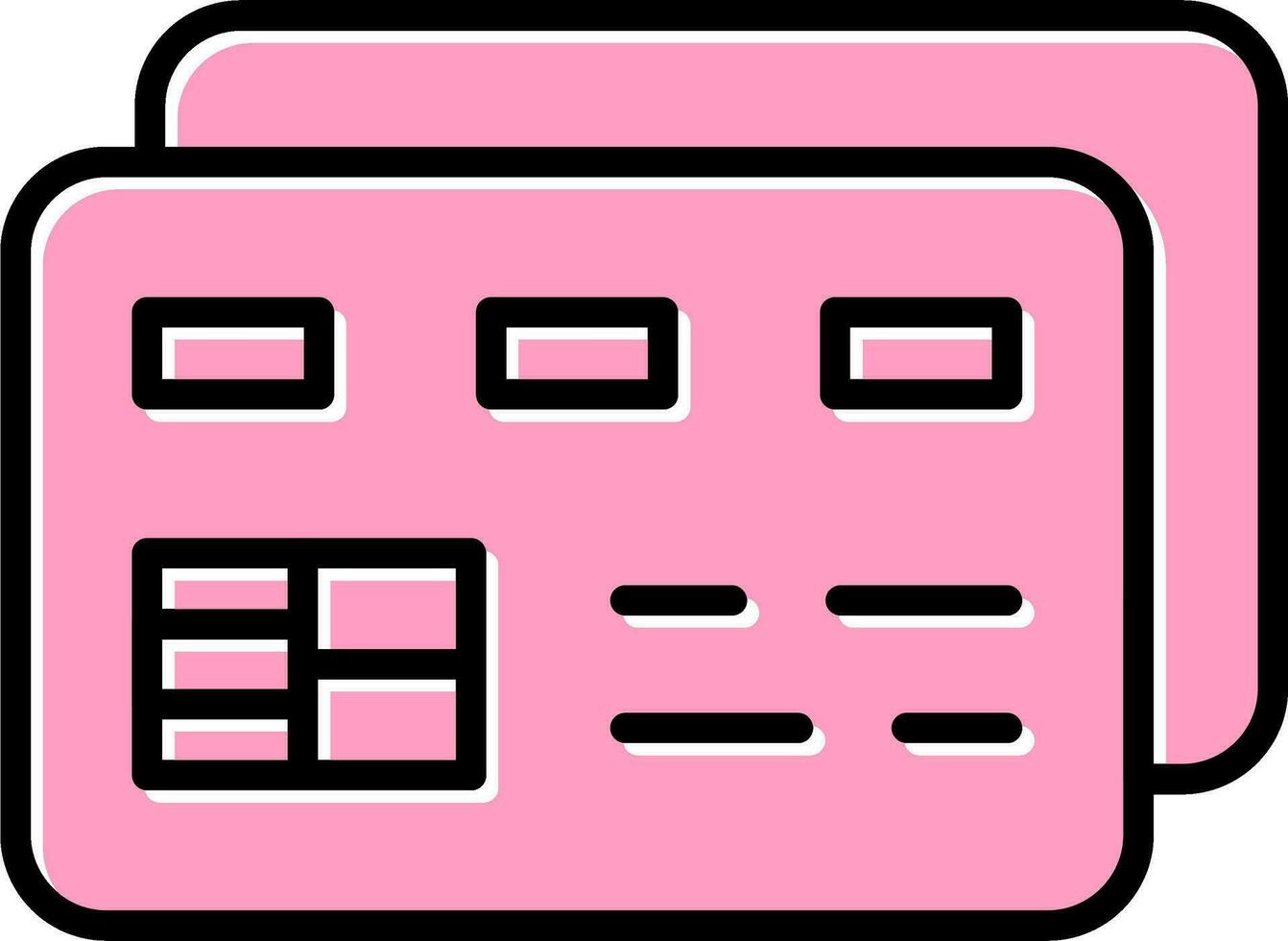 creditcard vector pictogram