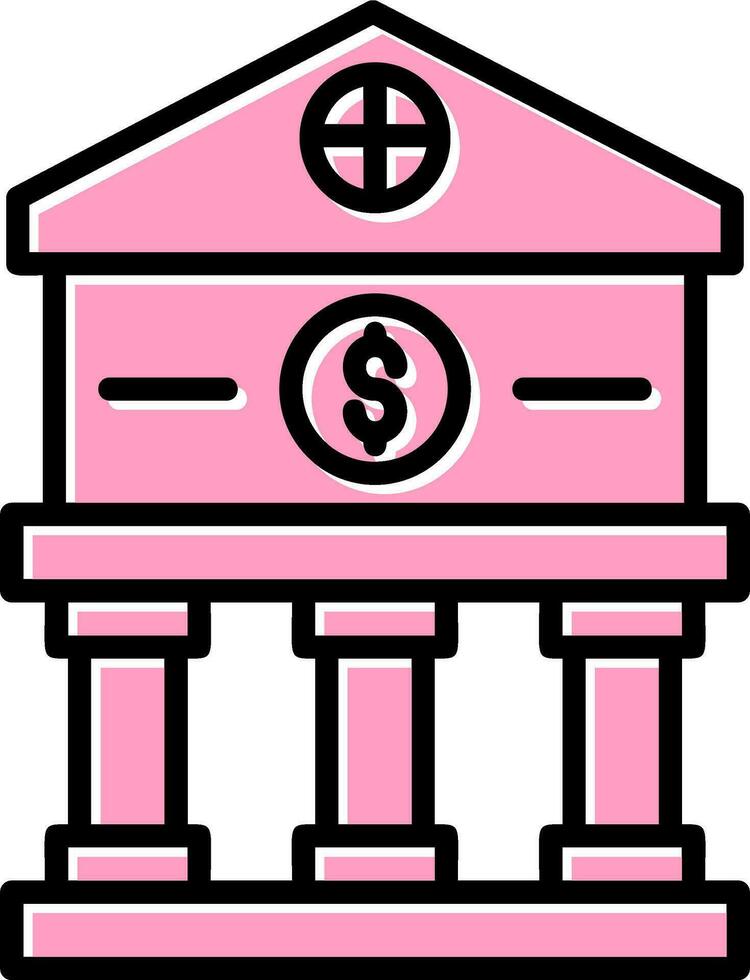 bank vector pictogram