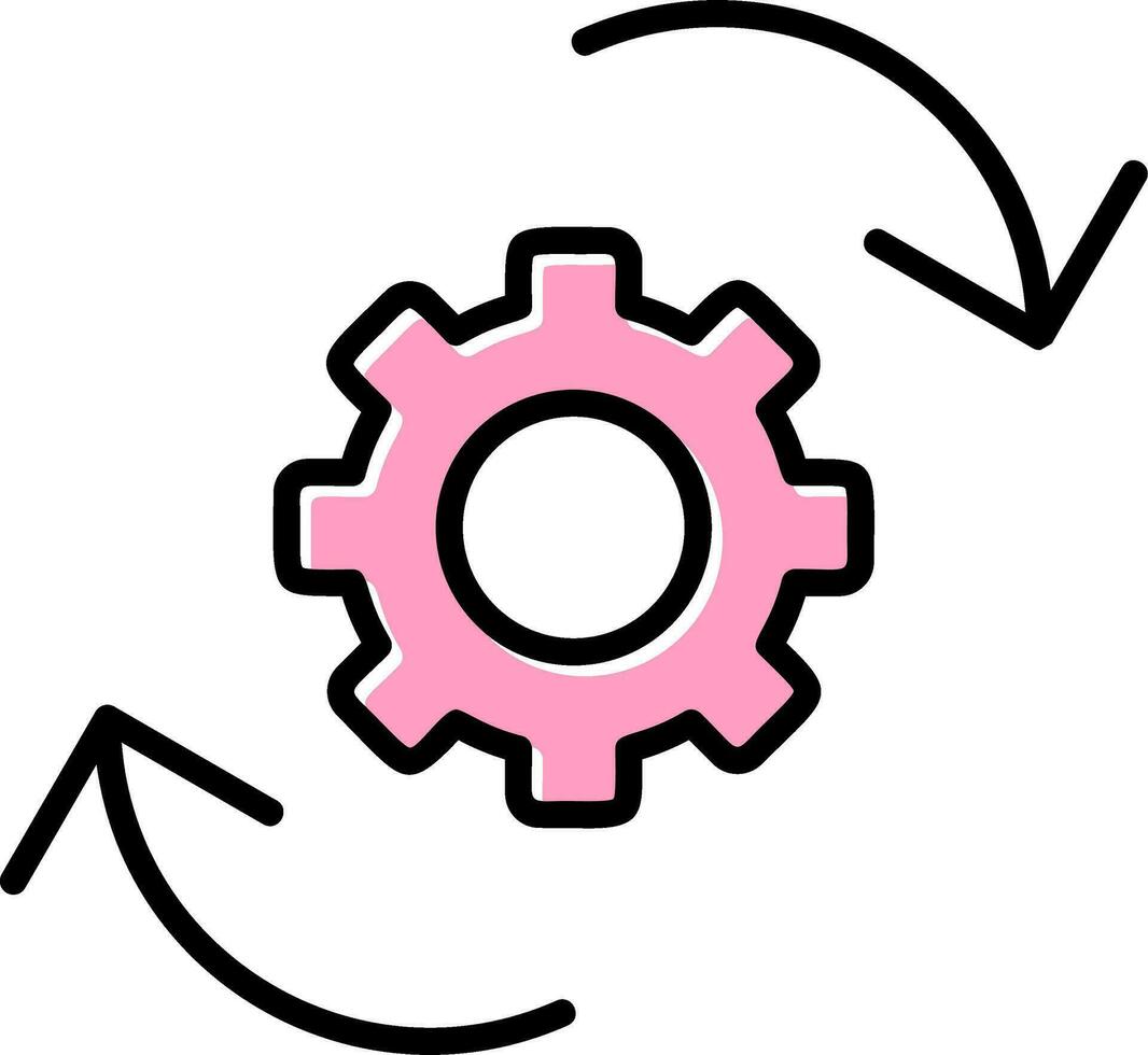 instellingen vector pictogram