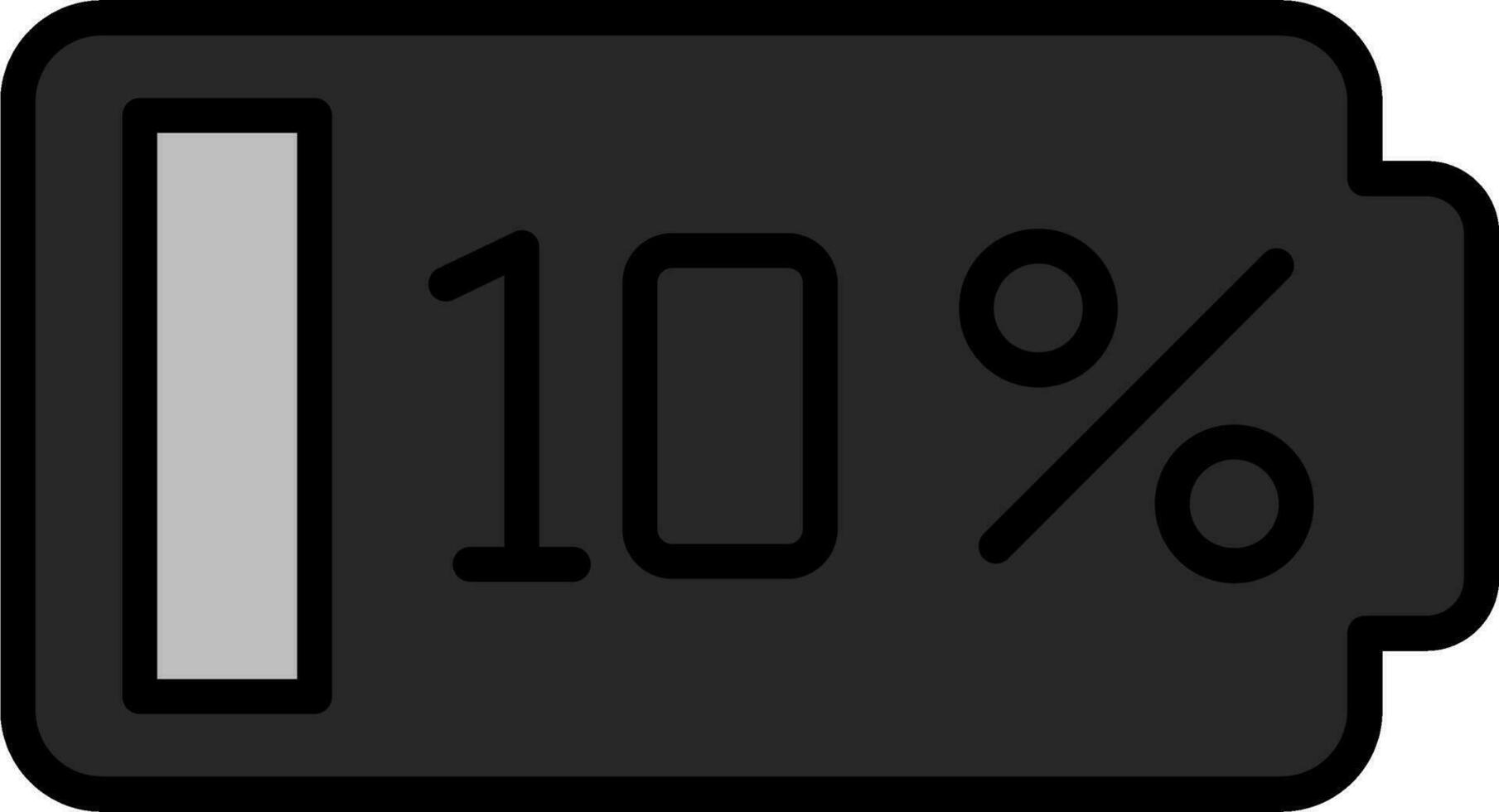 10 procent vector icoon