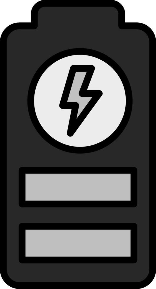 pictogram batterij opladen vector