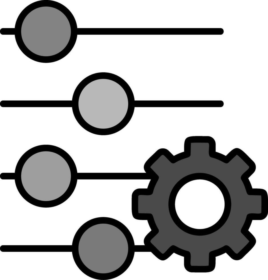 instellingen vector pictogram