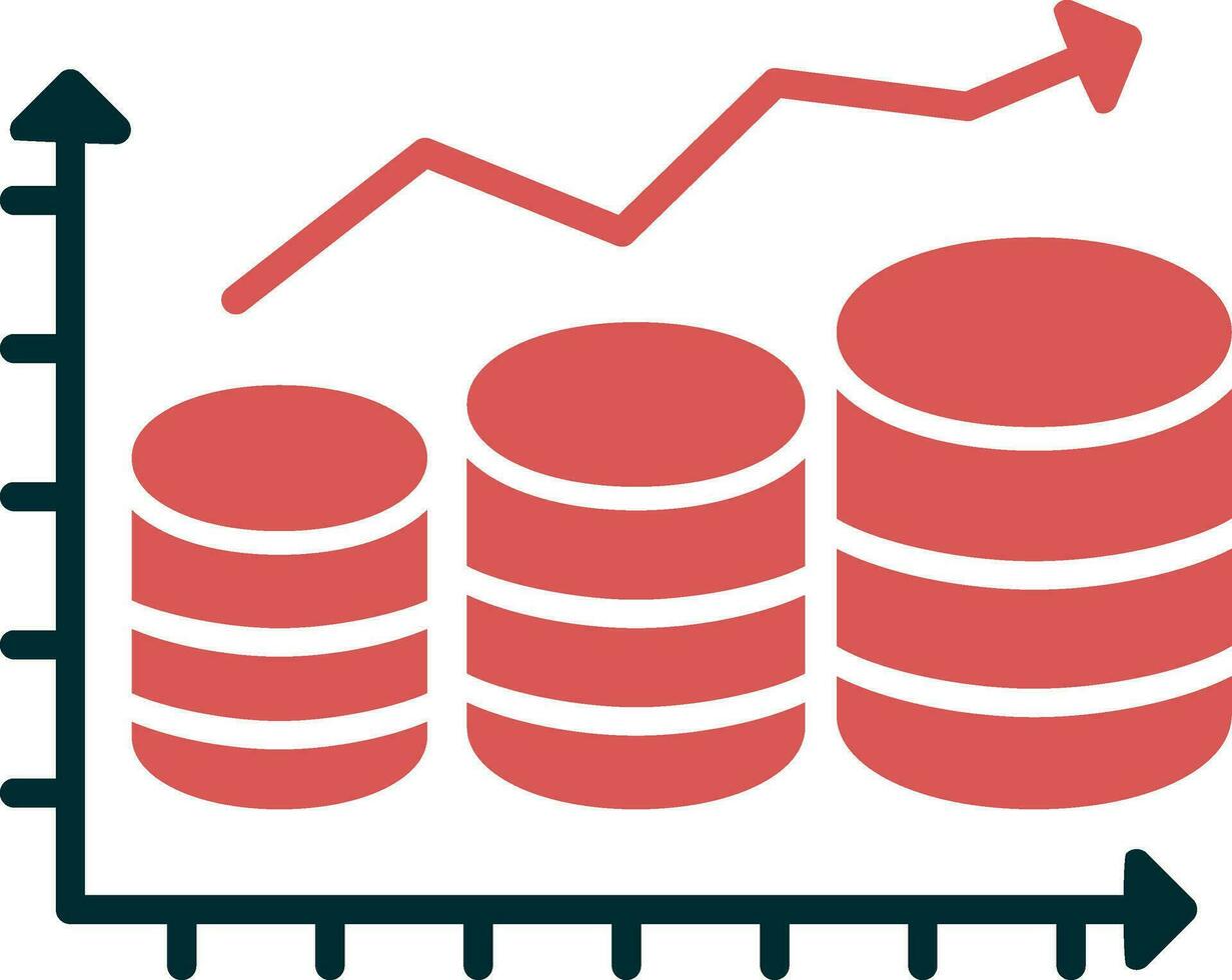 contant geld vector pictogram