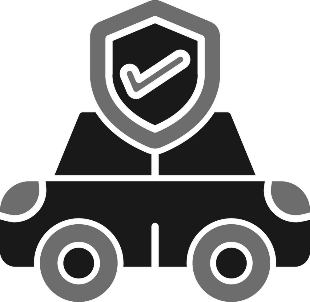 auto verzekering vector icoon