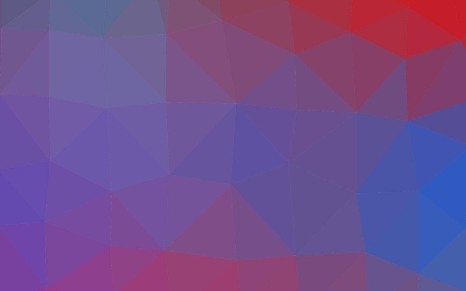 lichtblauw, rood vector wazig driehoekssjabloon.