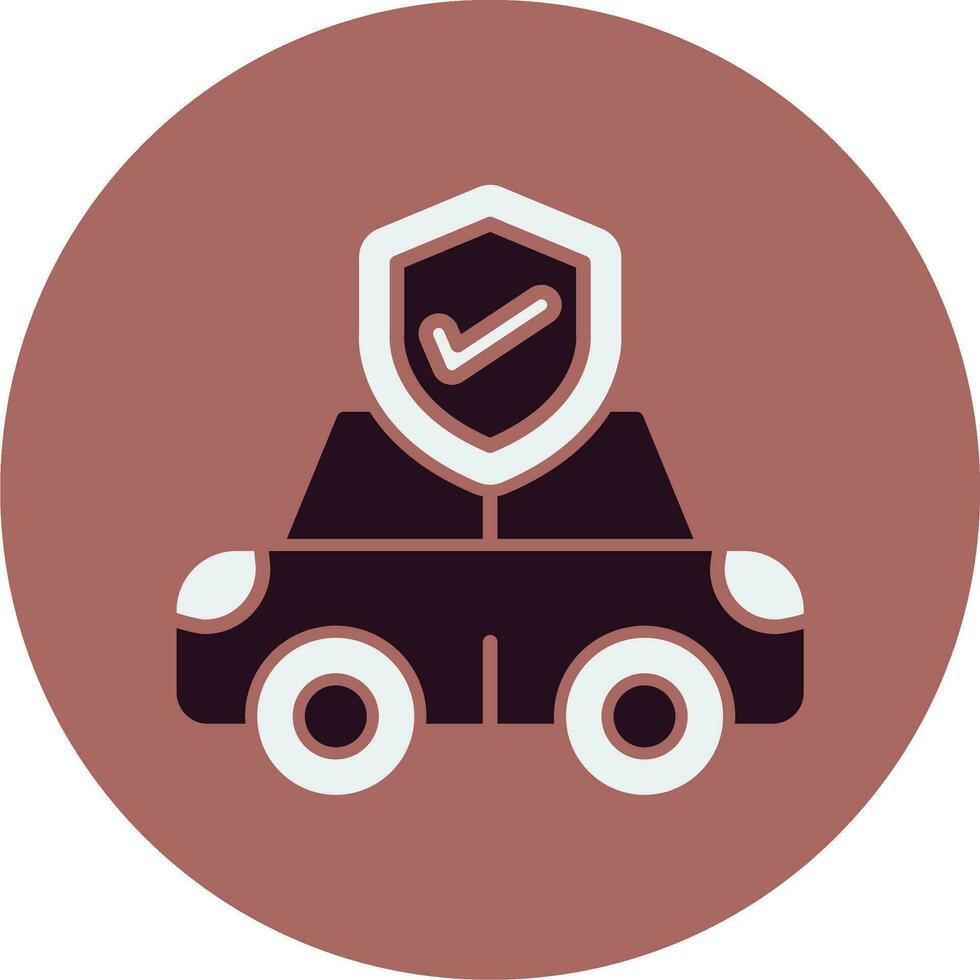auto verzekering vector icoon