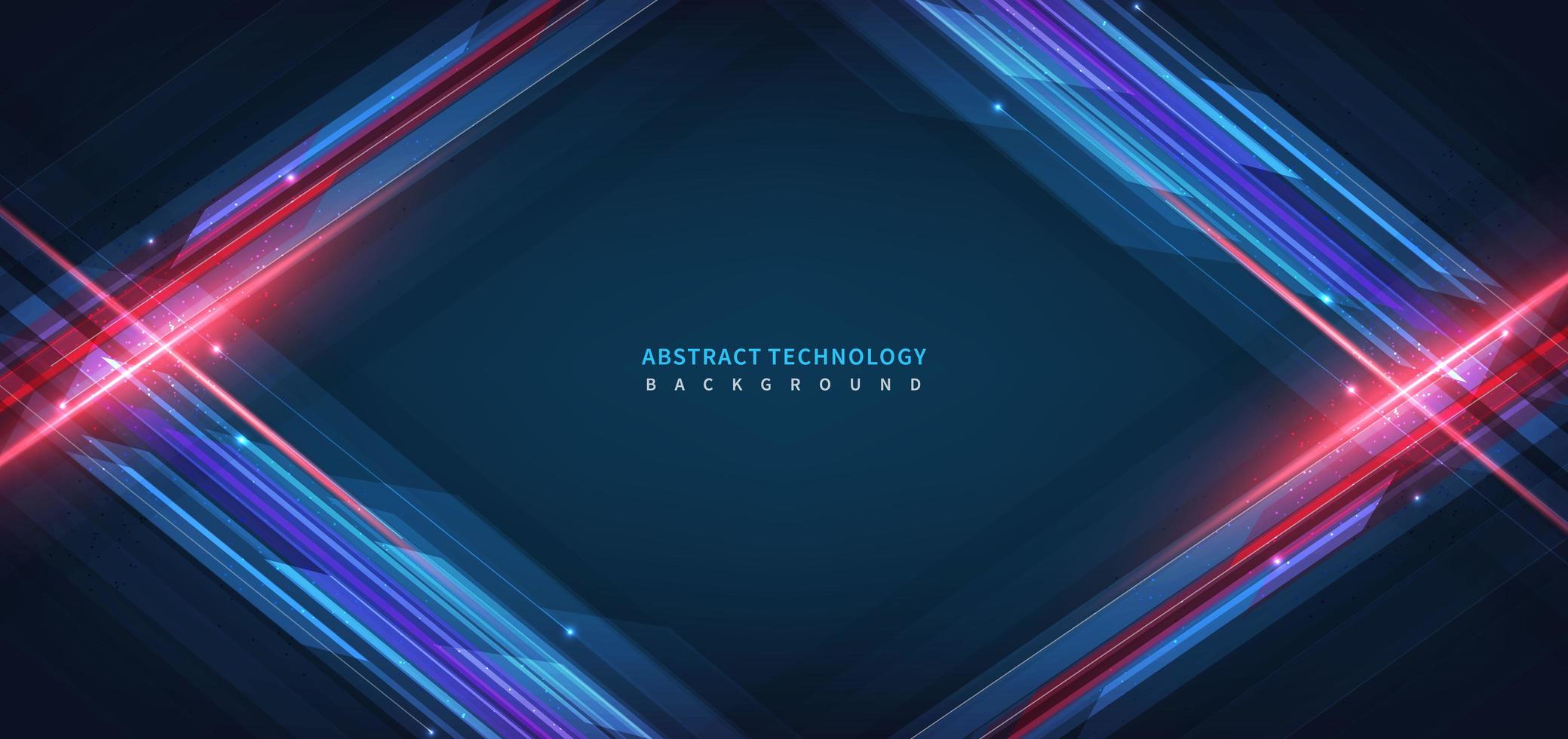 abstracte technologie geometrische snelheid lijn beweging achtergrond vector