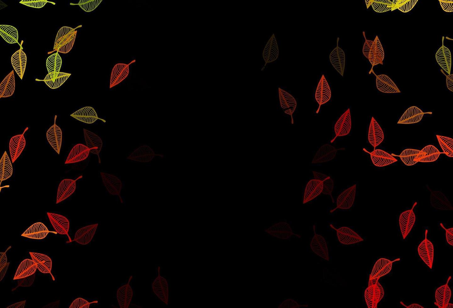 donkergroene, rode vectorschetsachtergrond. vector