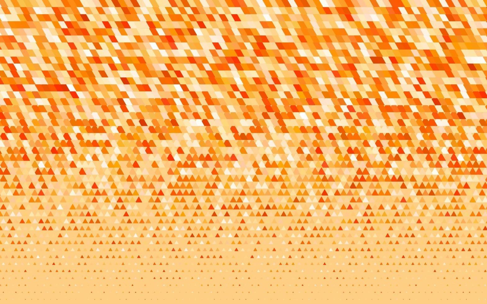 lichtgeel, oranje vector naadloos patroon in veelhoekige stijl.