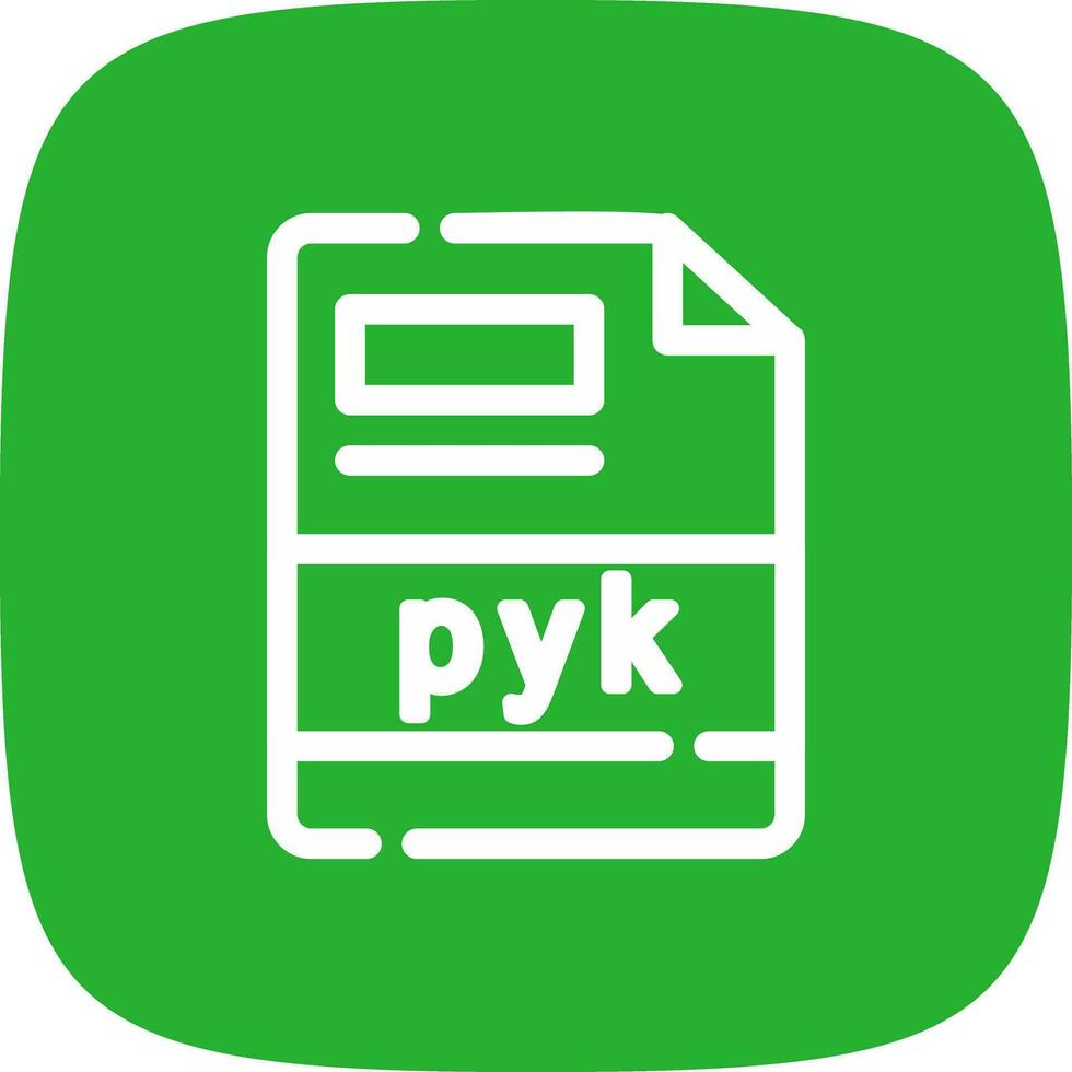 pyk creatief icoon ontwerp vector