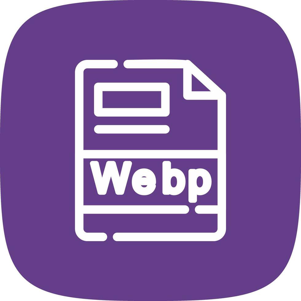 webp creatief icoon ontwerp vector