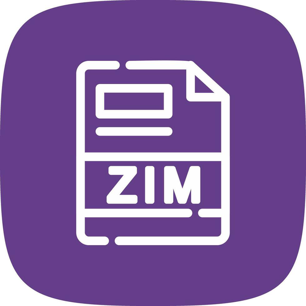 zim creatief icoon ontwerp vector