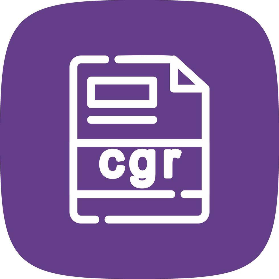 cgr creatief icoon ontwerp vector