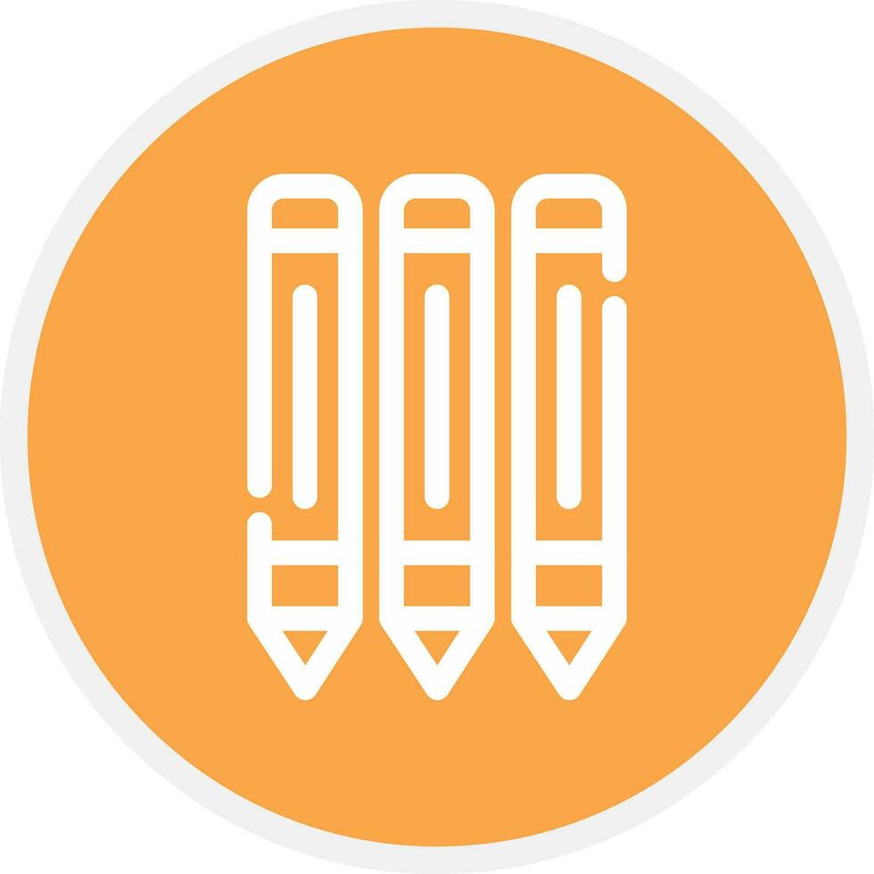 potloden creatief icoon ontwerp vector