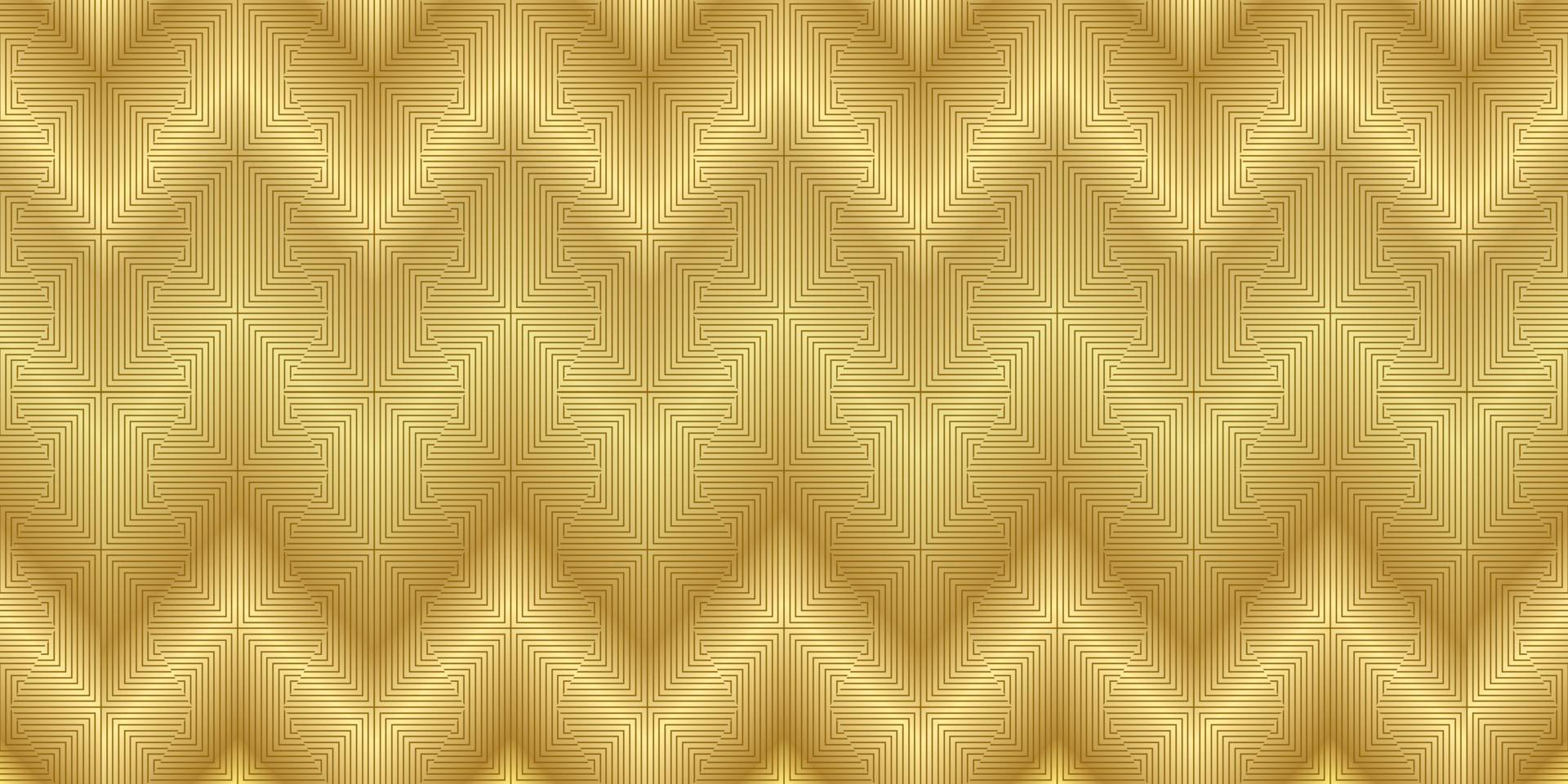 geometrische patroon traditionele gouden achtergrond vector