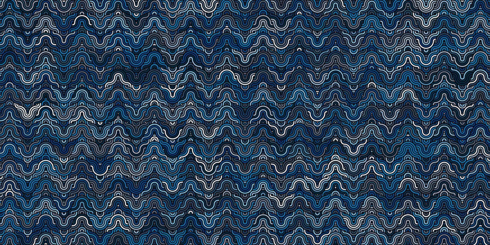 geometrische patrooncirkels overlappende donkerblauwe achtergrond vector