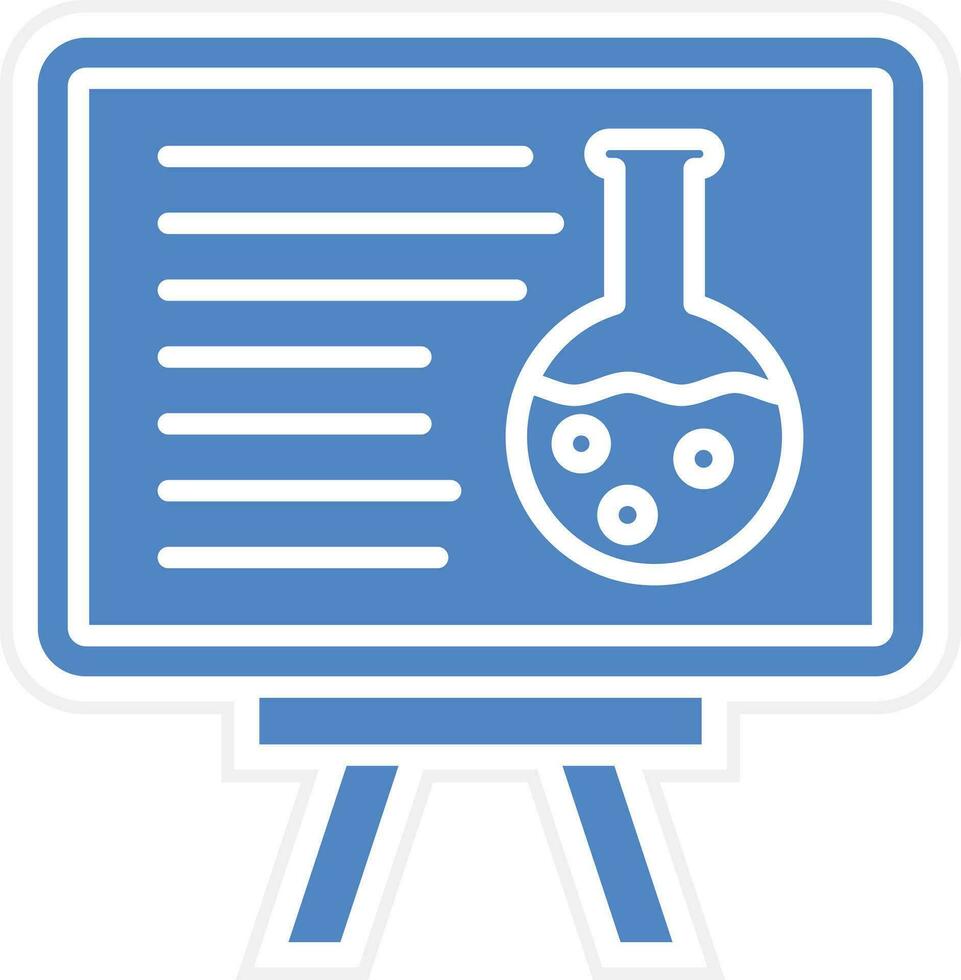 chemie lezing vector icoon