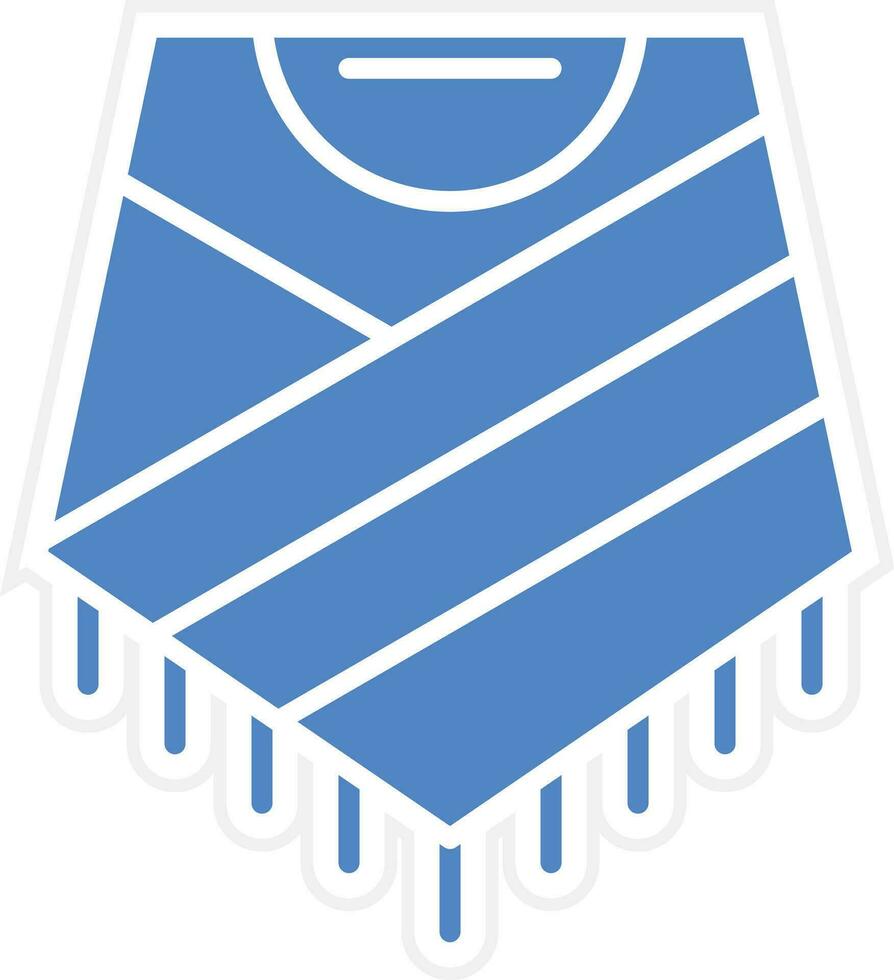 poncho vector icoon