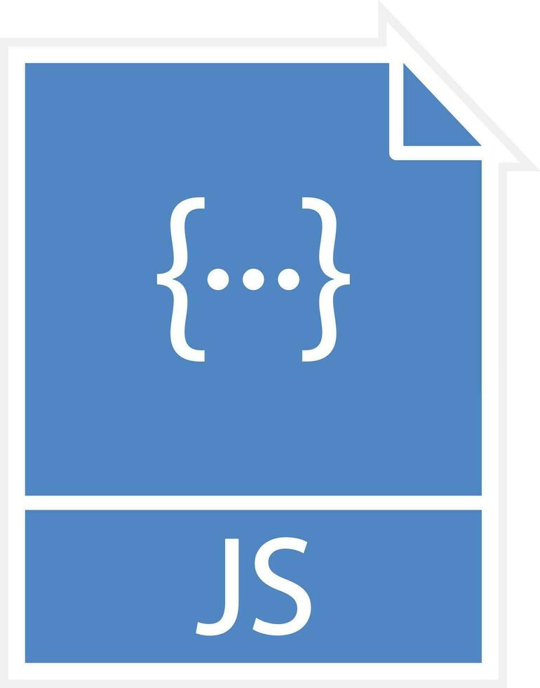 javascript het dossier vector icoon