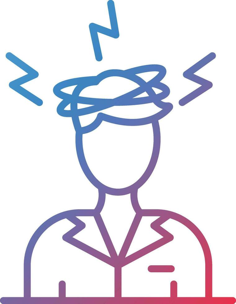 stress vector pictogram