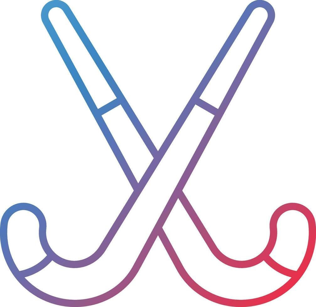 veld- hockey stokjes vector icoon