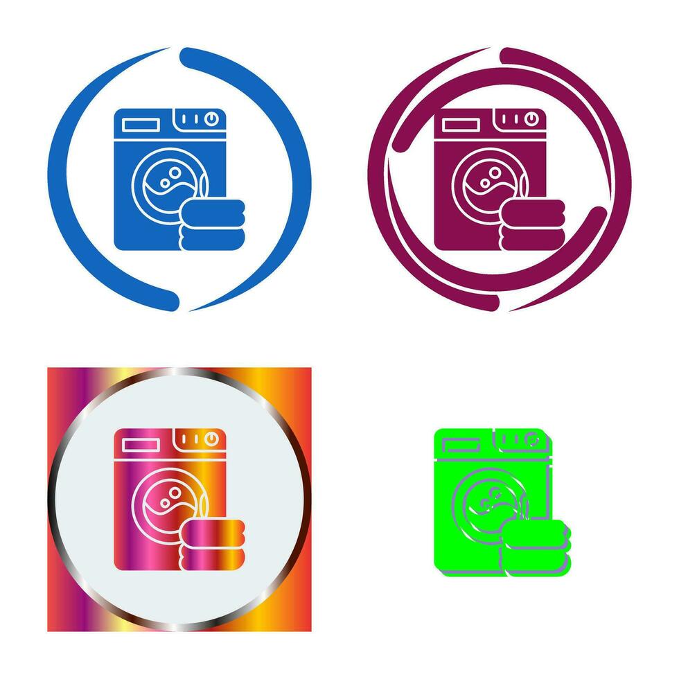 wasmachine vector pictogram