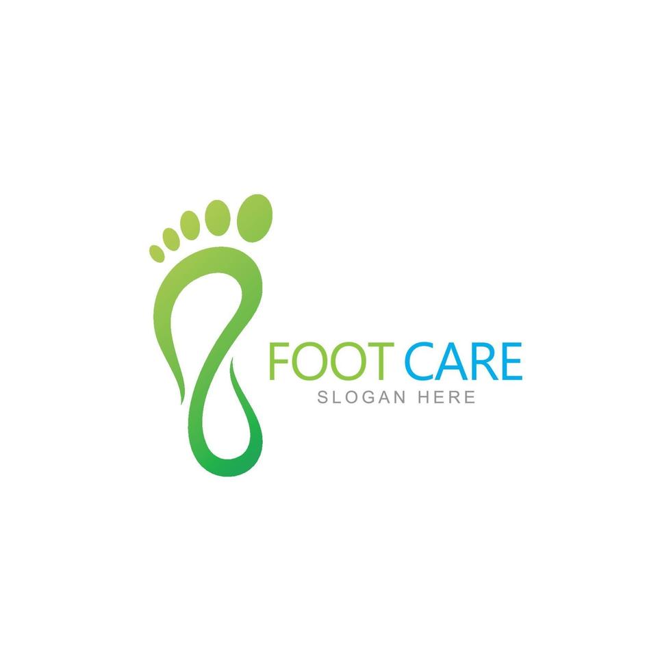 voetverzorging logo ontwerpsjabloon vector