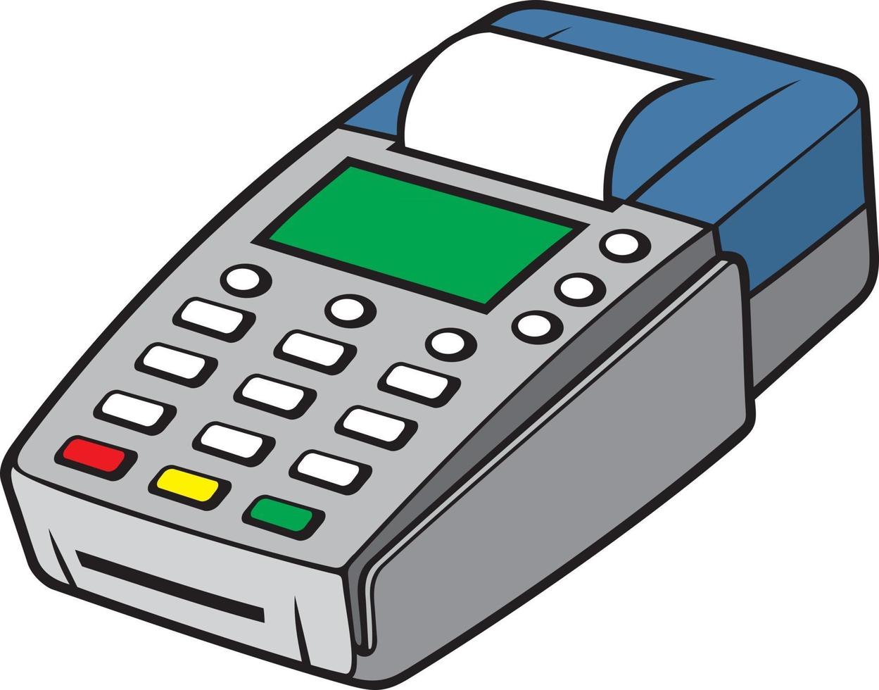 creditcardterminal vector
