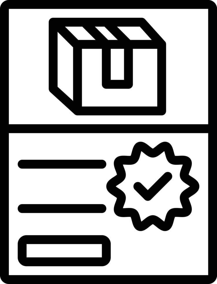 lijnpictogram voor bestelling vector