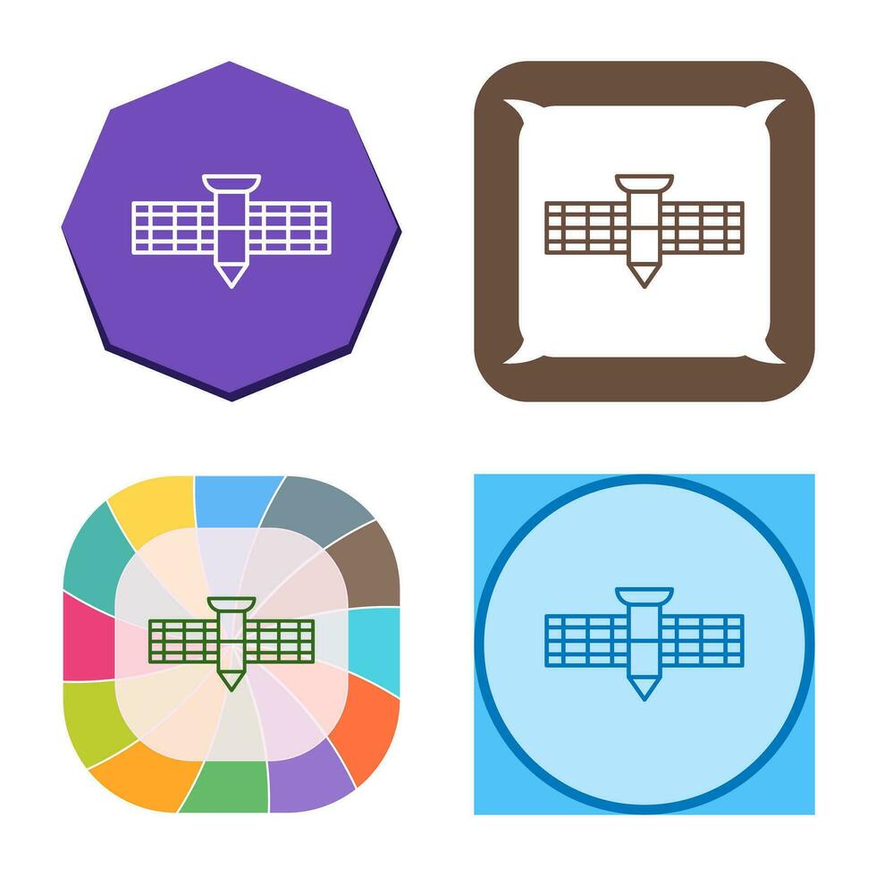 satelliet vector pictogram