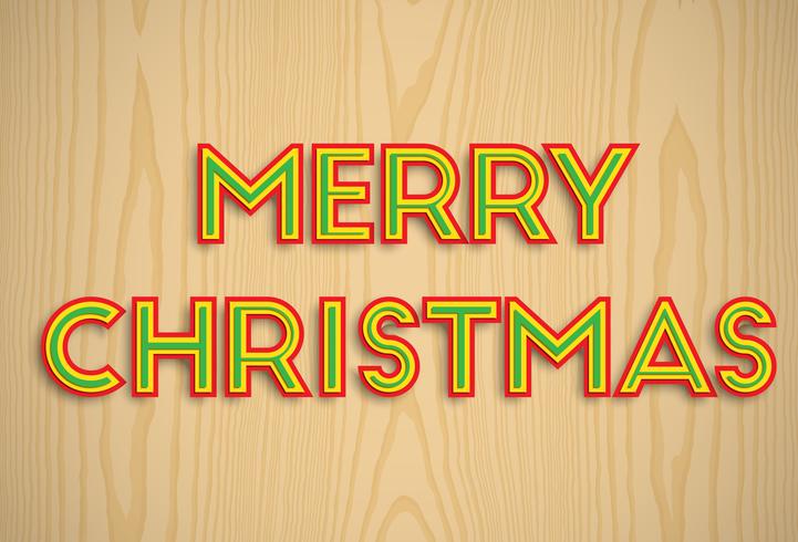 &#39;Merry Christmas&#39; lettertype collectie, vector