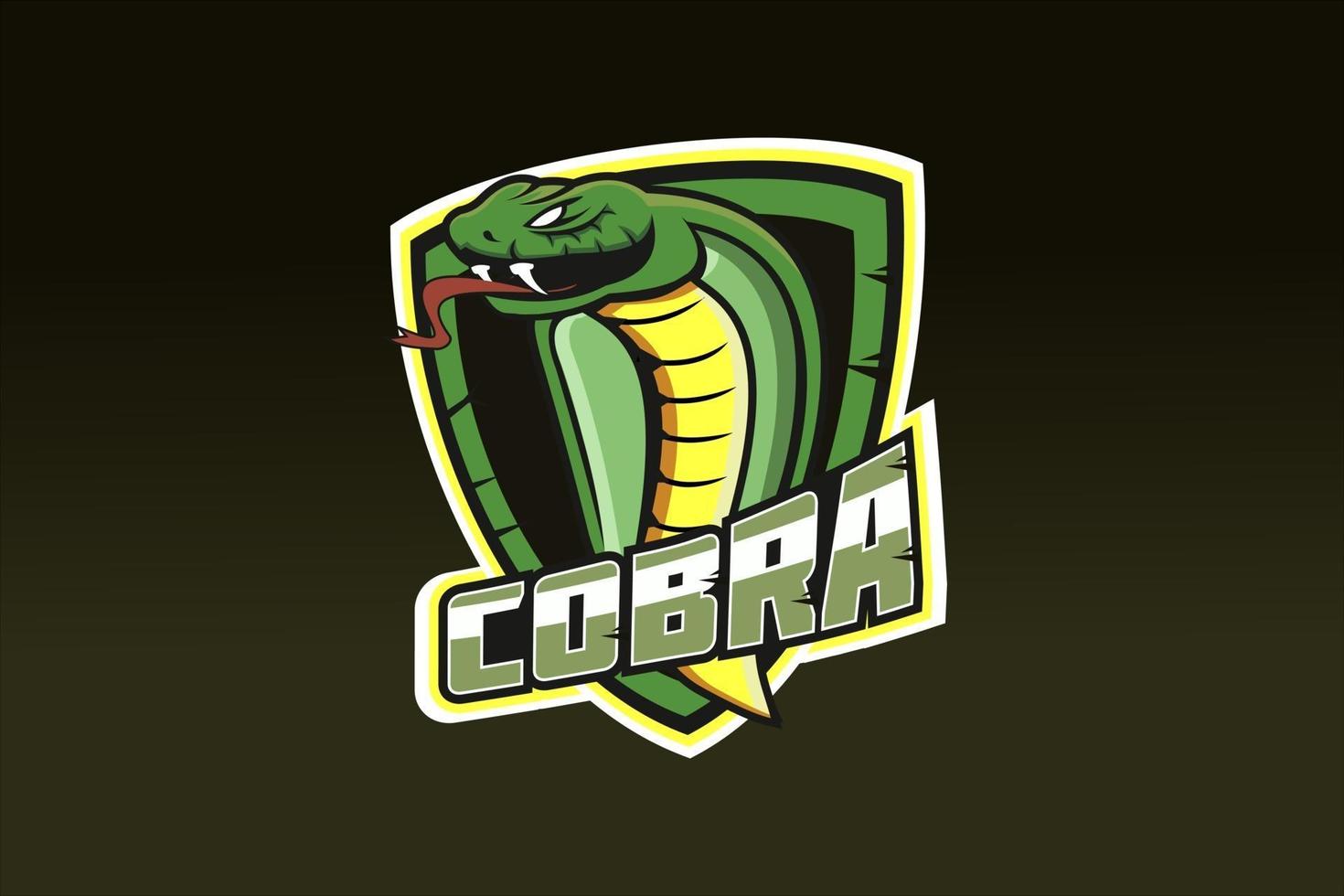 king cobra e-sport team mascotte logo vector