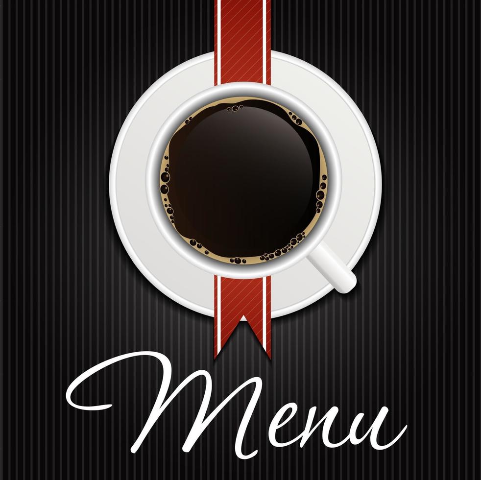 het concept van koffiehuismenu. vector illustratie