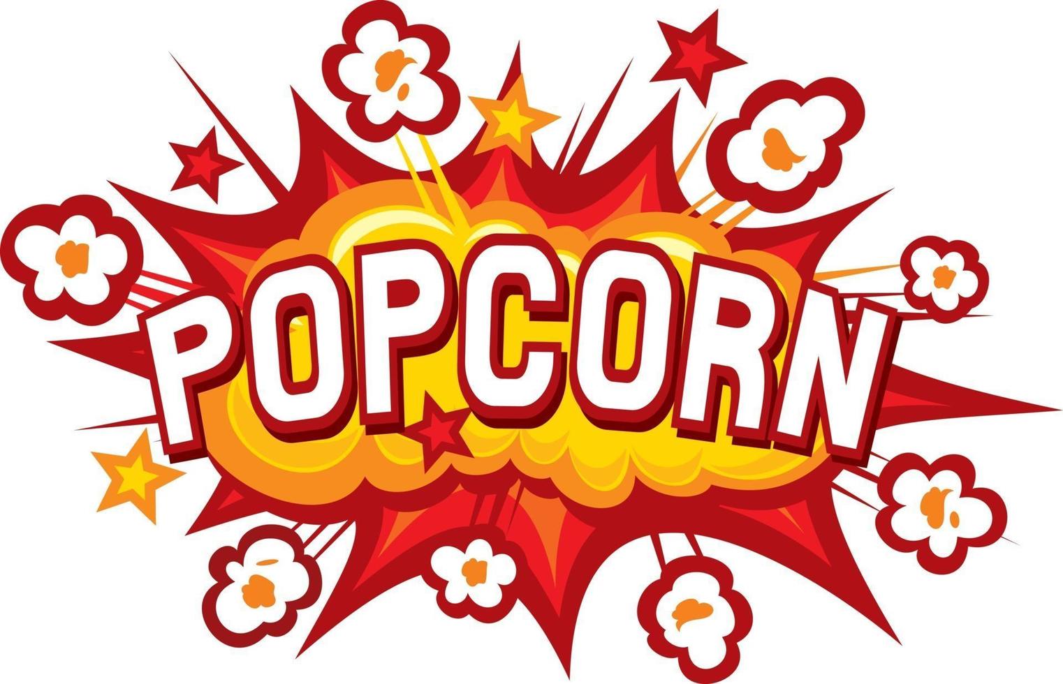 popcorn pictogram ontwerp vector