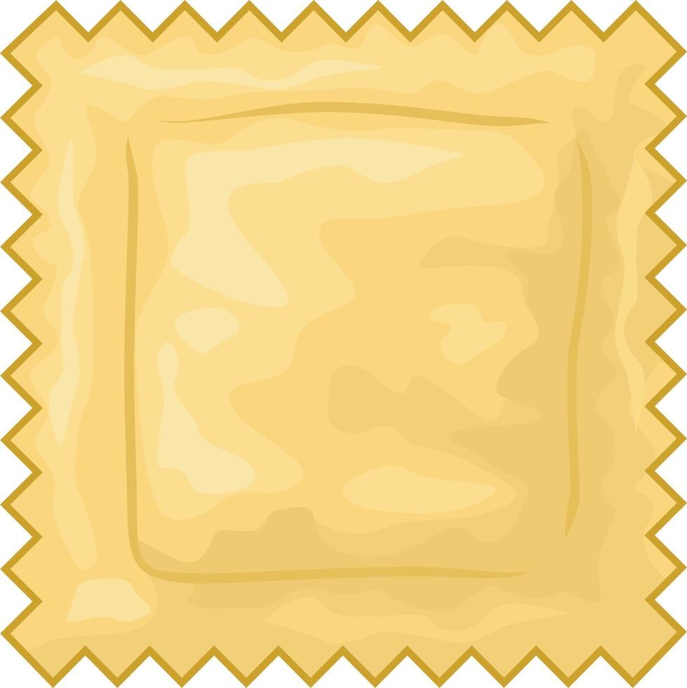 Italiaanse ravioli pasta vector