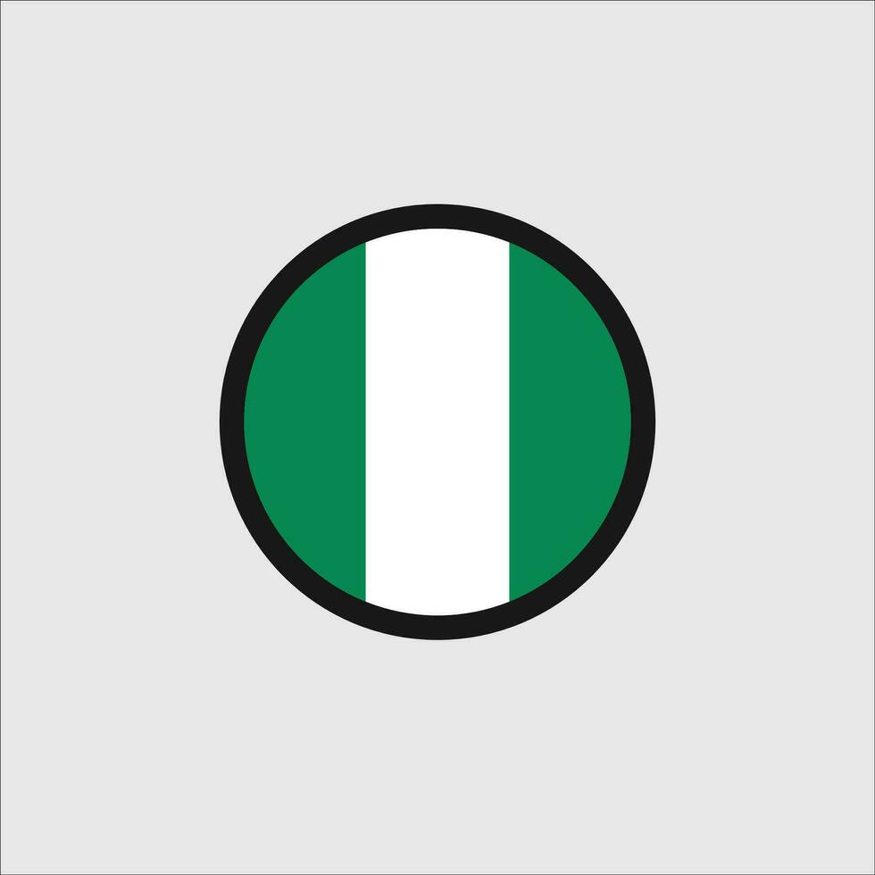 nigeria vlag icoon vector