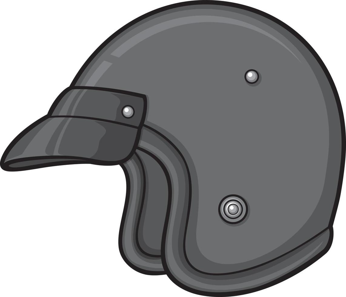 retro motorhelm vector