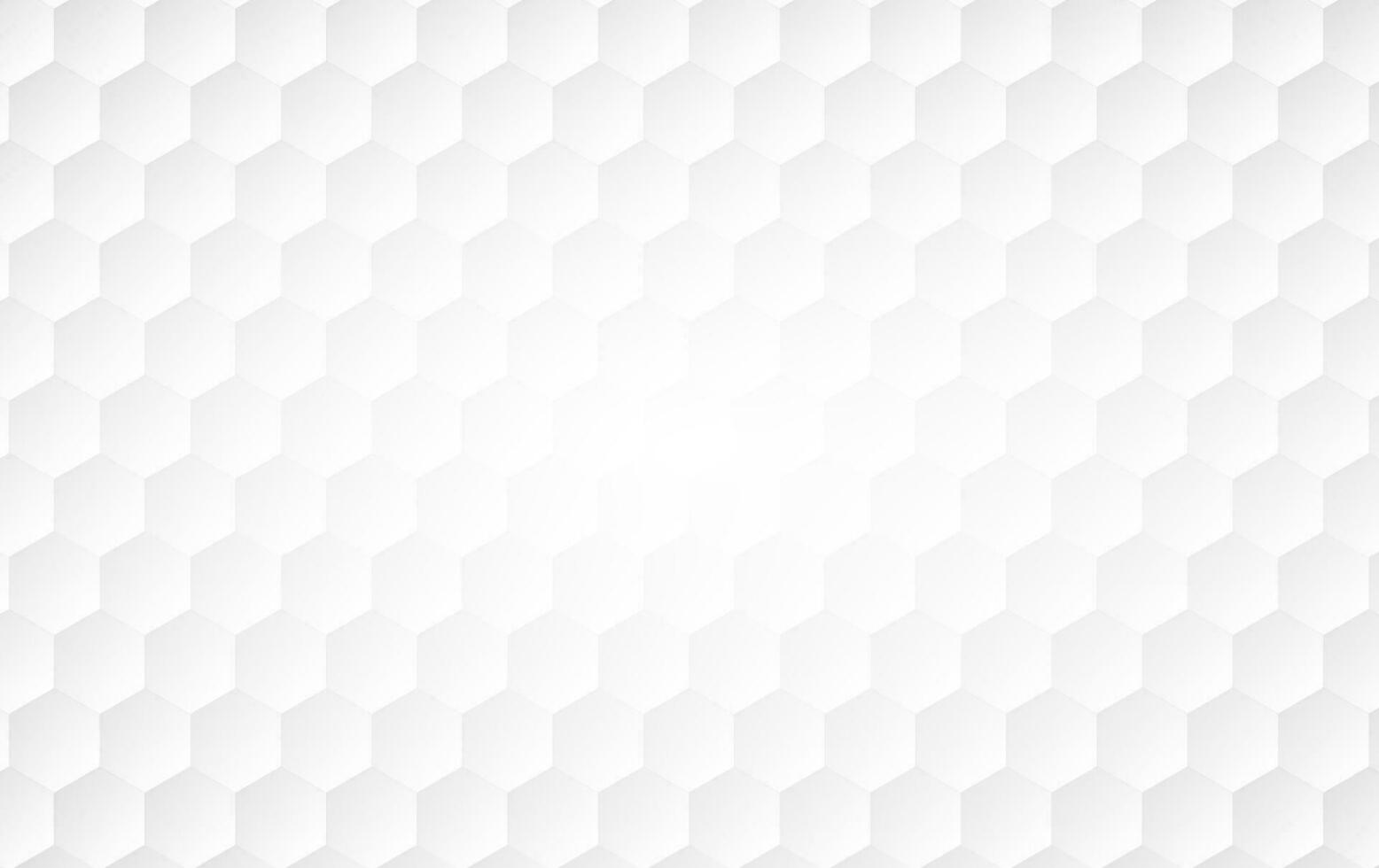 abstract wit achtergrond van reliëf oppervlakte zeshoek, honingraat modern patroon concept, creatief licht en schaduw stijl. meetkundig maas minimaal schoon helling kleur voor wallpaper.vector illustratie vector