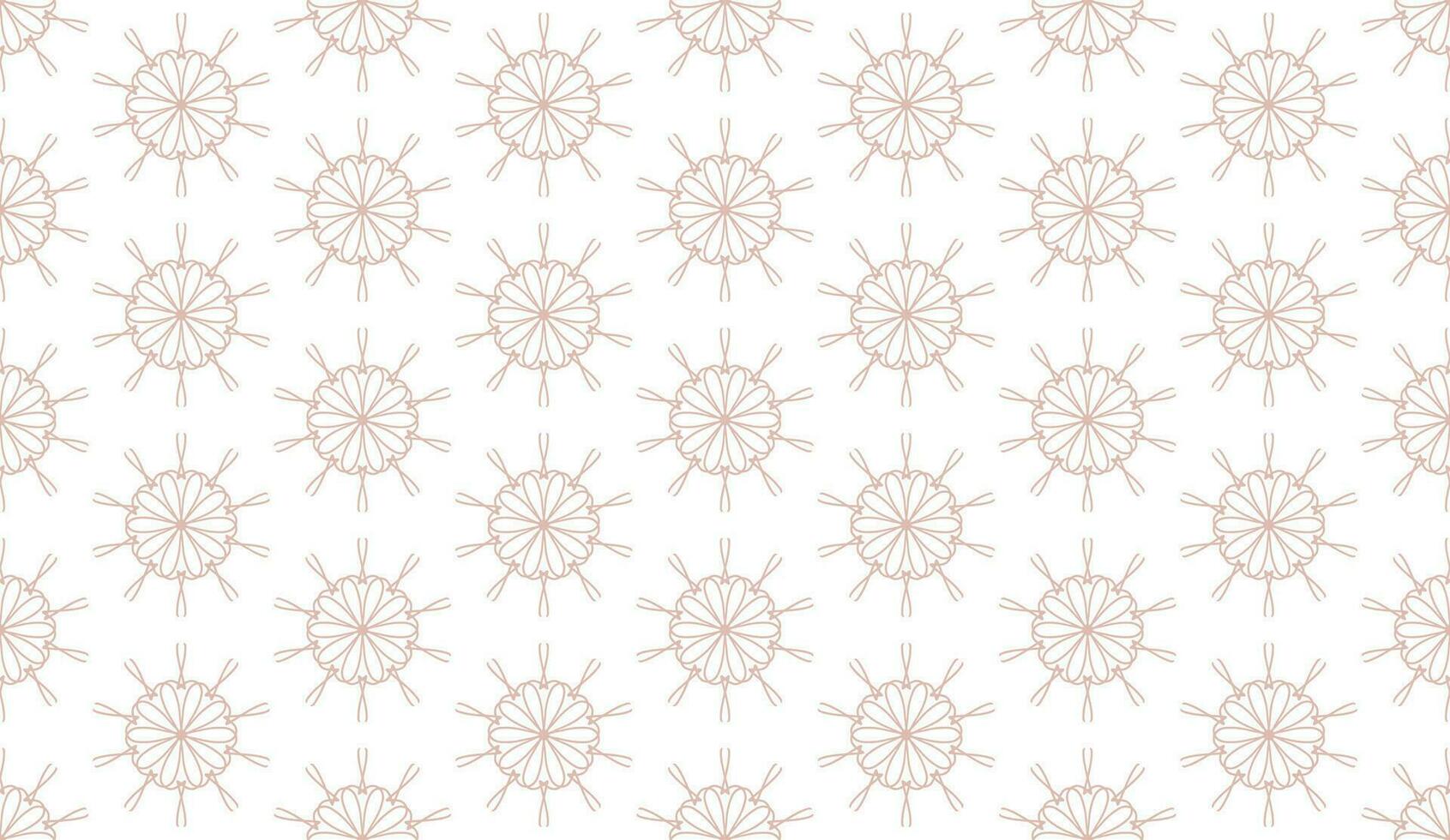 abstract luxe elegant wit en licht bruin bloemen naadloos patroon vector