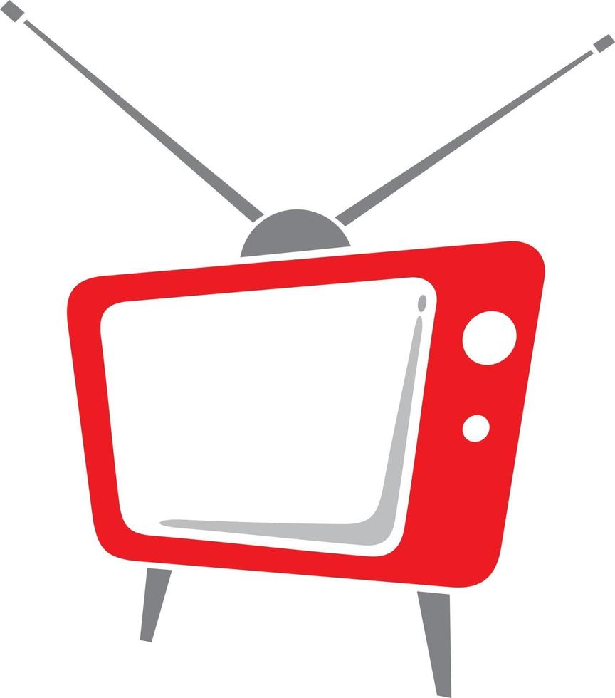 retro tv-pictogram vector