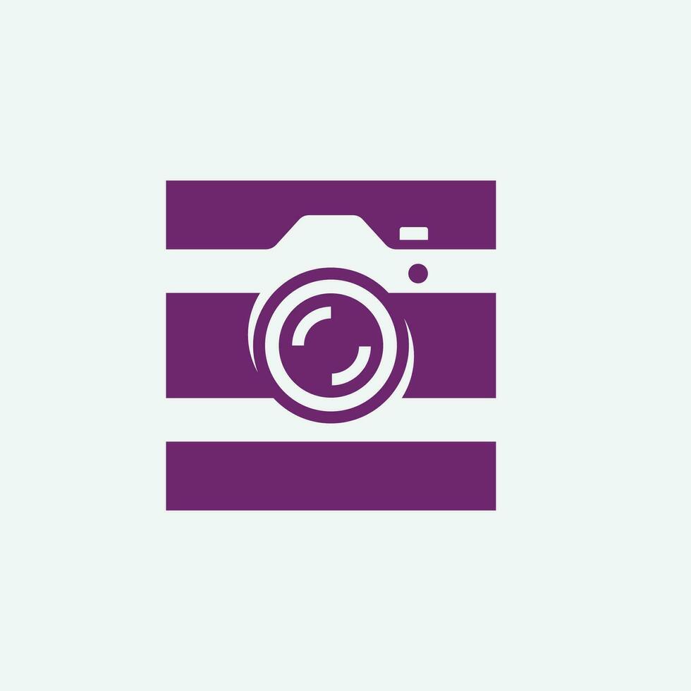modern plein camera fotografie logo vector