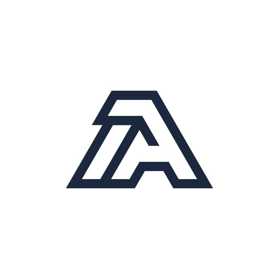 brief IA of ai logo vector